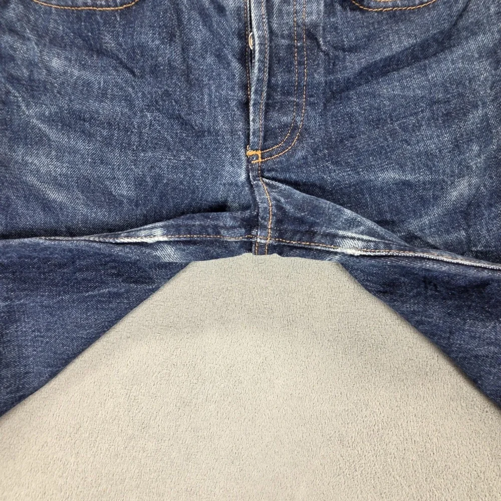 A.P.C. New Standard Jeans Mens Blue Slim Straight Whiskers Honeycomb Fits‎ 24x30